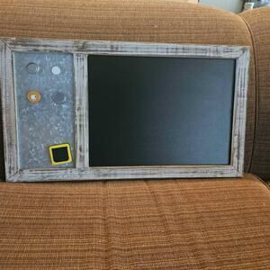 Chalkboard Magnet board 26x14.5 in Distressed
